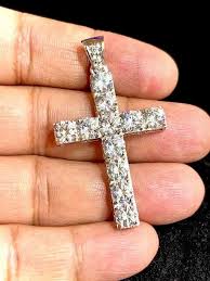 6.50 CT White Moissanite Men's Real Solid 925 Silver Large ...