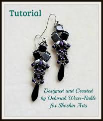 Tile Trio Drop Earrings Tutorial - Etsy