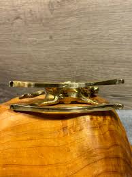 Vintage Solid Brass Heavy Rocking Horse Statue Figurine ...