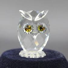 Clear Blown Glass Bird Roadrunner Pheasant on Rock Miniature Figurine | EstateSales.org