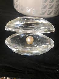 Swarovski Pearl in Open Clam Shell Marked With the Old S ...