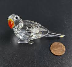 Vintage- No Box Feathered Beauties by Swarovski - Parrot - Etsy