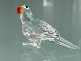 Swarovski Crystal Figurine 294047 Parrot 7 cm. Top Condition ...