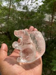 Clear Quartz Squirrel | Quartz Crystal Squirrel | Crystal ...