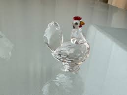 Swarovski Figurine 608721 Crystal Hen 4.5cm. - Excellent ...