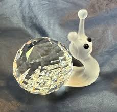 Swarovski Crystal 7648 NR 30 Snail Figurine in Box ...
