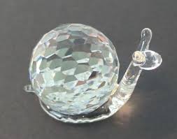 Iris Arc Crystal Small Snail Figurine 1" | eBay