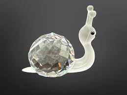 Swarovski Crystal Snail Figurine | EstateSales.org
