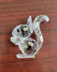 Swarovski Crystal Figurine Squirrel With Nut Block SC Logo Retired Aus – Precious Metals & Gems