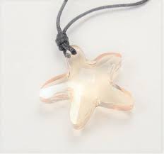 AMBER CRYSTAL STARFISH NAUTICAL SEA LIFE OCEAN FISH BLACK ...