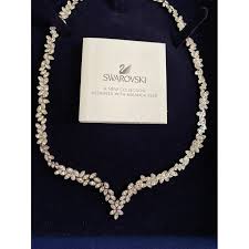 Collier en cristal Swarovski Argenté en Cristal - 21976992