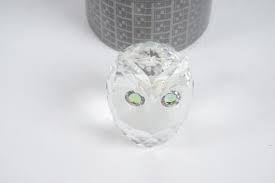 Swarovski Crystal Large Owl With Yellow Eyes 7636 NR060000 ...