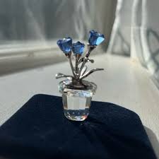Swarovski | Accents | Swarovski Crystal Forget Me Not Flower ...