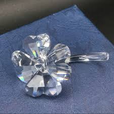 1 Vintage Swarovski 212101 Four Leaf Clover Ornament ...