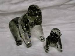 Swarovski Crystal Figure - GORILLAS - Endangered Wildlife ...