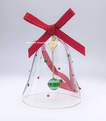 SWAROVSKI Crystal Holiday Christmas Bell Glass Ornament New ...
