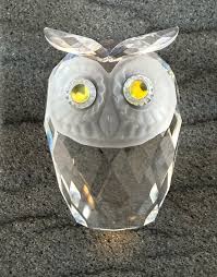 Swarovski crystal owl Like new | Mercari