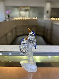 NEW Swarovski Malachite Kingfishers 623323 With Box | eBay