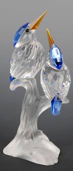 Lot - SWAROVSKI CRYSTAL COLLECTION MALACHITE KINGFISHERS