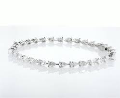 Sideway Pear Cut Diamond Tennis Bracelet – DD Diamond