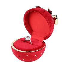 jiingekk Compact Rings Container With Bowknot Compact Rings Storage Box Elegant Sphere Shaped Rings Containier With Bowknot : Amazon.ca: Clothing, Shoes & Accessories