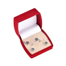 Mystic Topaz Ring Earring Pendant Set - White Rhodium Plated - Mystic Topaz CZ | eBay