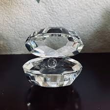 Crystal Oyster Figurine, Gift, Award, Blank or Engraved With ...
