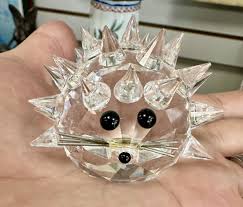 2” Swarovski Retired Crystal Figurine Hedgehog whiskers ...