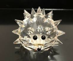 SWAROVSKI SILVER CRYSTAL HEDGEHOG - Porcupine - Vintage ...