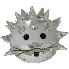 Swarovski Hedgehog Round Silver Whiskers Retired. For Sale ...