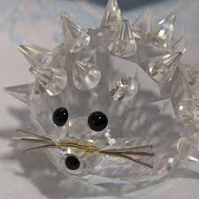 Swarovski | Art | Swarovski Crystal Hedgehog Figurine Spikes ...