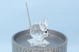 Very Nice IN BOX Swarovski 2.5" Tall Crystal Mouse Figurine ...