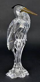 Swarovski Crystal Crane Figure.