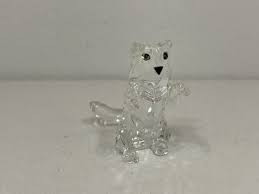 Swarovski Figurine 028000 Jumping Cat 3.5cm. Excellent ...