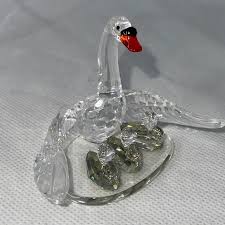 Accents | Swarovski Silver Crystal Swans | Poshmark