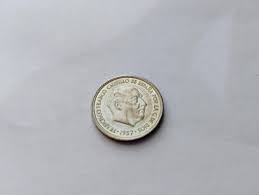 Spain 1957 5 Pesetas Coin - Etsy
