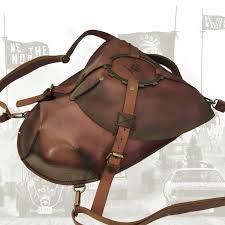 Handcrafted Unique Large Genuine Leather Backpack with ...