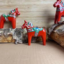 Handmade Red Dala Horse: Traditional Swedish Folk Art - Etsy