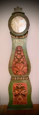 Antique Swedish Mora Hand Painted Stand up Clock C.1852 Sku: C519 - Etsy Australia