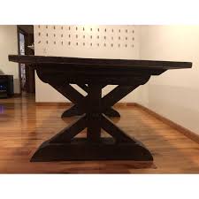 Restoration Hardware Iron Bolt Dining Table - AptDeco