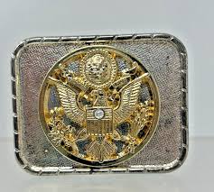 Silver Plated Military & Weaponry Vintage Belt Buckles for sale | eBay