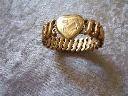 Antique 1900's Sweetheart Carmen Bracelet Engraved Heart | eBay