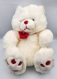From The World Of Smile Bear With Red Bow White and Red ...
