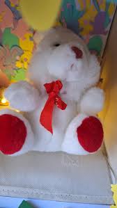 Red Heart Nose Bunny Rabbit Plushie for Adoption - Etsy