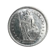 Switzerland: 1957 B 1 Franc 0.835 Silver Coin - KM# 24. | eBay