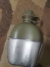 USGI Military 2 Pc Set 1QT OD Canteen & Stainless Cup Fast ...