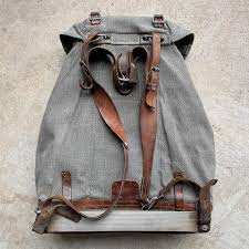 Vintage 50's Swiss Army Salt and Pepper Rucksack Olive Green Backpack Tornister Bag Mountaineer Hiking Bushcraft Camping Rugged Gift Mens - Etsy