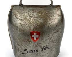 Vintage Firmann Bulle Cowbell, Swiss Saas-fee Bell, Metal ...