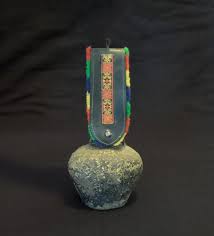 Sino em cobre vintage de origem alpina com 28cm de altura.