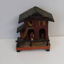 Vintage Wooden Weather House, Station Norwegian Weather Cottage , Home Decor, Barometer, Thermometer, Weather Wizard Weather Chalet House . - Etsy